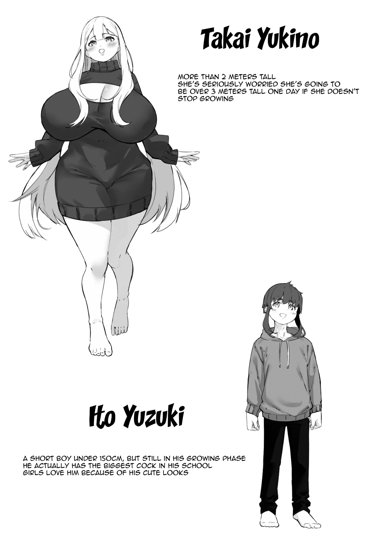 Hentai Manga Comic-My 2-Meter-Tall Younger Girlfriend-Read-2